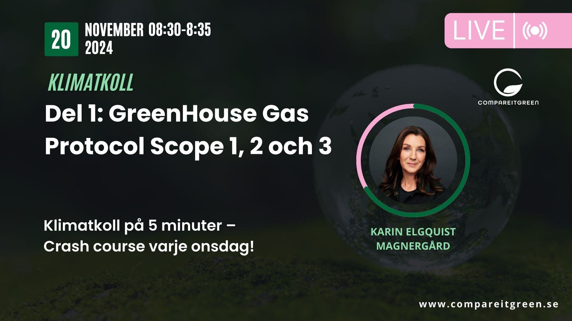 Klimatkoll Del 1: GreenHouse Gas Protocol Scope 1, 2 och 3